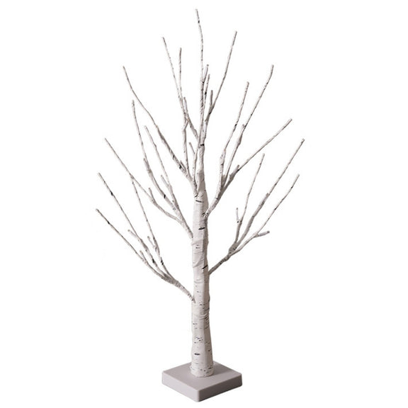 SJ-SD001 LED Christmas Party Decoration Birch Tree Decorative Light, Style: Detachable Base
