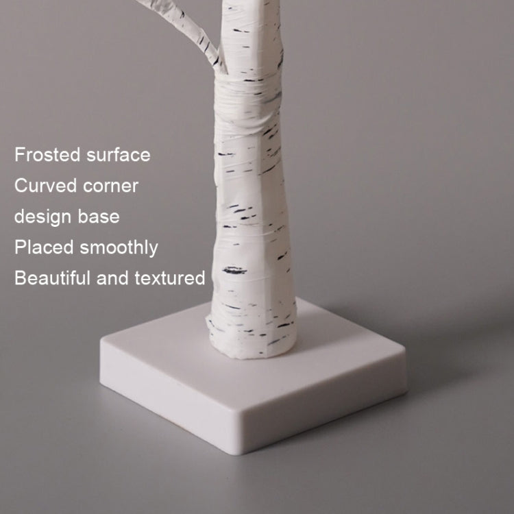 SJ-SD001 LED Christmas Party Decoration Birch Tree Decorative Light, Style: Detachable Base+Timing