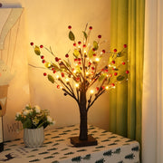 SJ-SD048 LED Home Decoration Light Christmas Lighted Tree, Style: Non-detachable Base Red Fruit