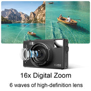 R1 48 Million HD Pixels 3.0 Inch IPS Screen Children Digital Camera, Spec: Pink