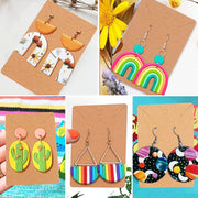 106-1 116 In 1 Clay Cutter Set DIY Clay Earring Mould Clay Earrings Making Tools(Orange)