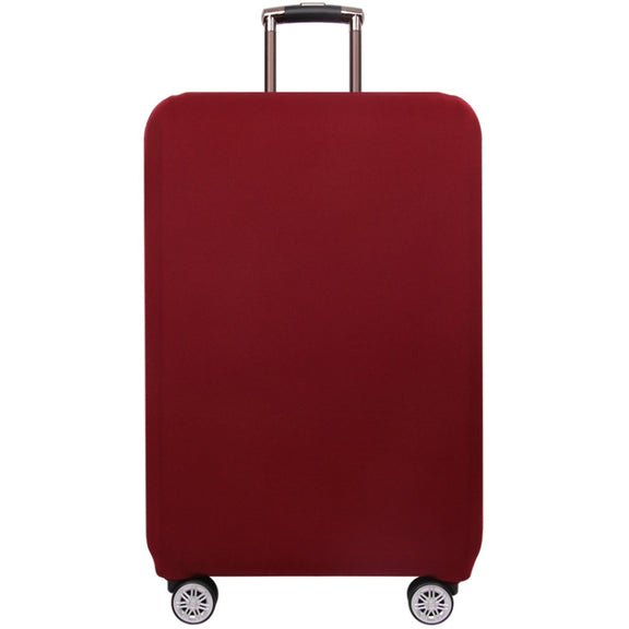 Thickened Wear-resistant Stretch Luggage Dust-proof Protective Cover, Size: XL(Wine Red)
