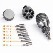 7 In 1 S2 Screwdriver Titanium Palm Aluminum Screwdriver