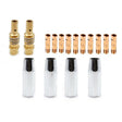 16 PCS / Set Welding Needle Point Vover Nozzle Kit Gas Shielded Welding Conductive Nozzle - Soldering Iron Tip by PMC TechLife | Online Shopping South Africa | PMC TechLife | Buy Now Pay Later Mobicred