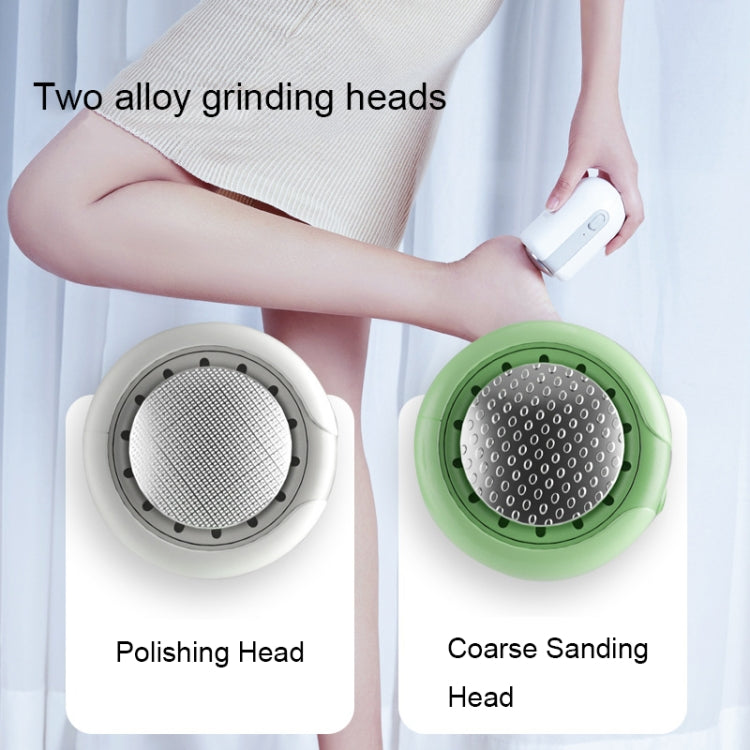 J002 Automatic Electric Foot Grinder Exfoliating Pedicure Tool(Green)