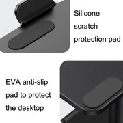 SSKY P20 Portable Aluminum Alloy Lifting And Raising Laptop Support(Black)