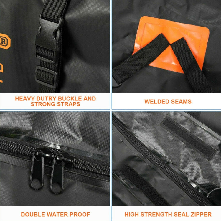 600D Oxford Cloth Car Roof Water-resistant Luggage Storage Bag, Style: Roof Pack