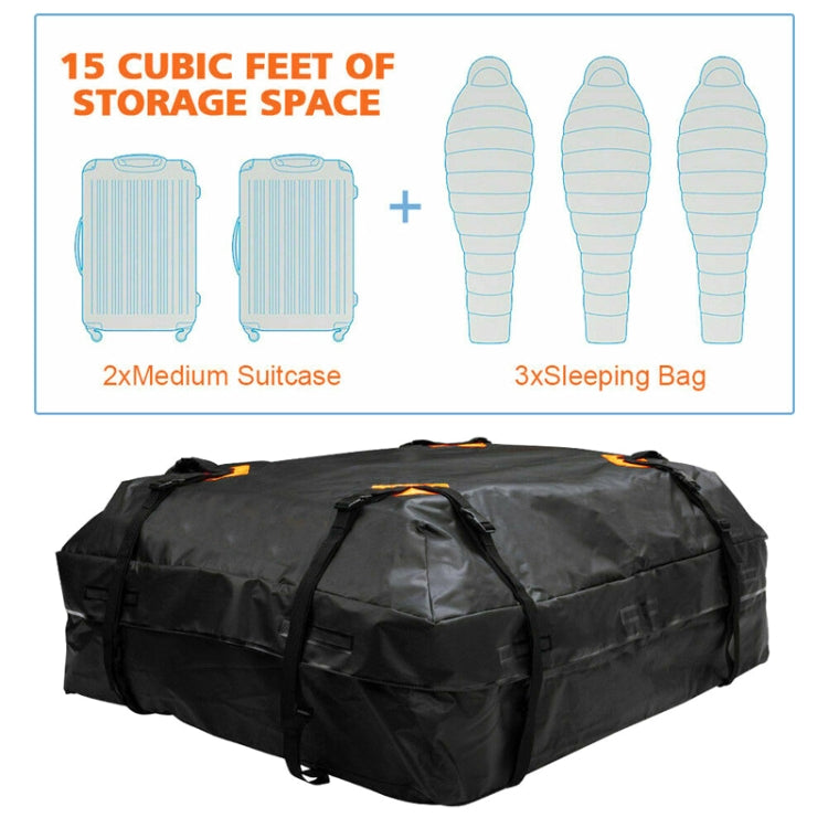 600D Oxford Cloth Car Roof Water-resistant Luggage Storage Bag, Style: Roof Pack