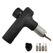 BT080 Portable Bike Multifunction Ratchet Tork Wrench Set(Black)