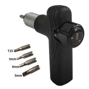 BT080 Portable Bike Multifunction Ratchet Tork Wrench Set(Black)