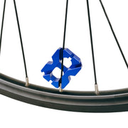 BIKERSAY BT058 Bicycle Spoke Wrench Wheel Ring Steel Wire Winding Tool(Blue)