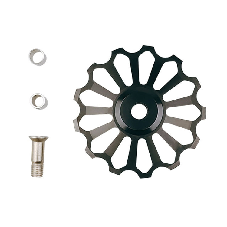 BIKERSAY Bicycle Rear Derailleur Bearing Guide Wheel Accessories, Color: SDL-13 Black