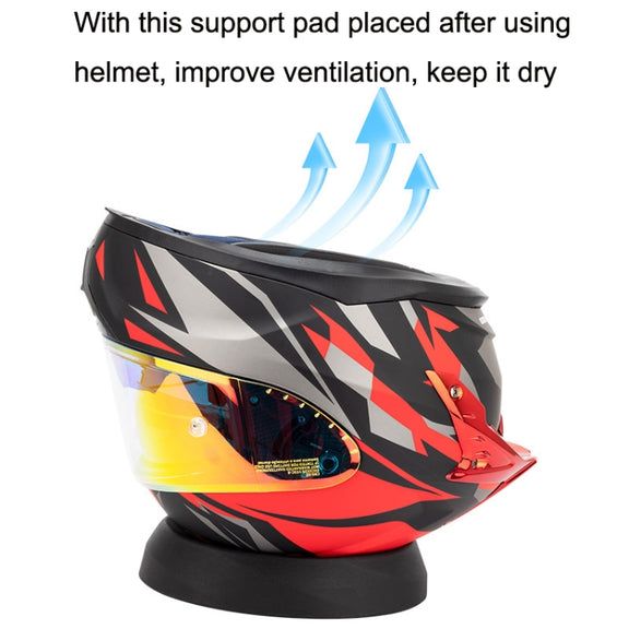 Multi-functional Motorcycle Helmet Support Pad Protective Anti-slip Mat(Black)