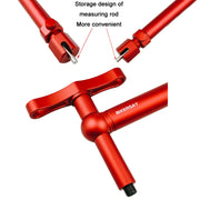 BIKERSAY Bicycle Wheelset Rear Change Lug Tail Hook Correction Tool, Color: BT053S Red