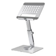 JUNDNE H06 Desktop Folding Phone Stand Portable Telescopic Rotary Tablet Stand(Silver) - free shipping - PMC TechLife - Order now!