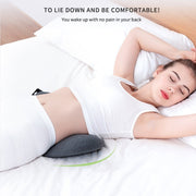 Memory Foam Lumbar Spine Cushion Pregnant Women Sleeping Lumbar Pillow(Light Gray)