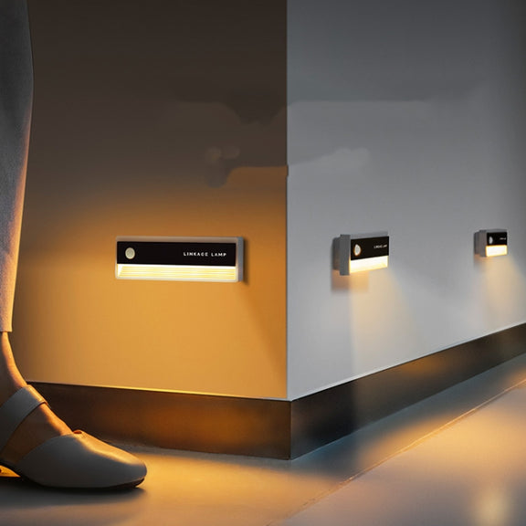 1PC TW-L56 Linkage Human Body Induction Night Light USB Magnetic Corridor Lamp