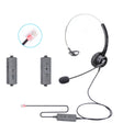 VT200 Single Ear Telephone Headset Operator Headset With Mic,Spec: Crystal Head 6-wire Sequence - Microphones & Headsets by PMC TechLife | Online Shopping South Africa | PMC TechLife | Buy Now Pay Later Mobicred