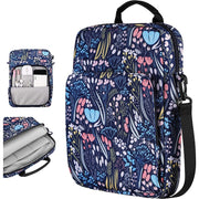 Vertical Laptop Bag Handheld Shoulder Crossbody Bag, Size: 9.7-11 Inch(Blue)