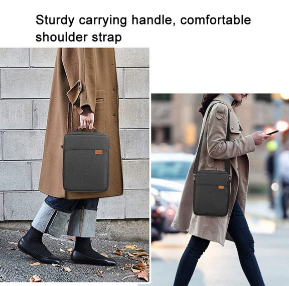 Vertical Laptop Bag Handheld Shoulder Crossbody Bag, Size: 9.7-11 Inch(Blue)