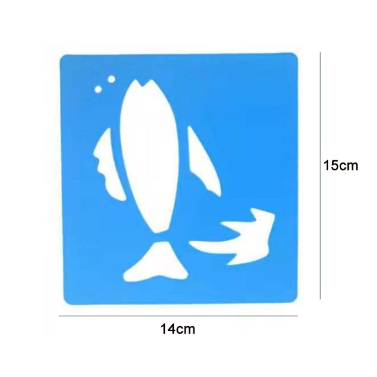 Children DIY Drawing Stencil Colorful Hollow Copy Board(H-07)