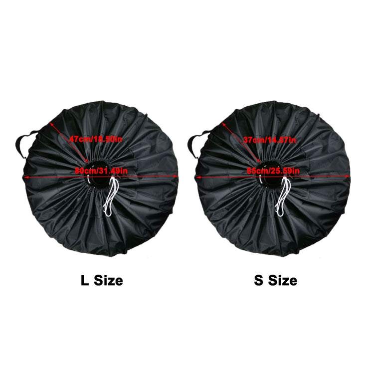 4PCS/Set S Water-resistant and Dustproof Car Spare Tire Cover Tire Protector