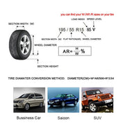 4PCS/Set S Water-resistant and Dustproof Car Spare Tire Cover Tire Protector