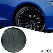4PCS/Set L Water-resistant and Dustproof Car Spare Tire Cover Tire Protector