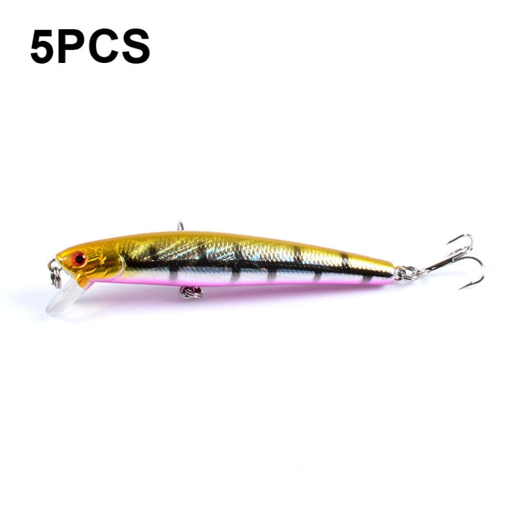 5 PCS M0205 9.6cm/9.8g Minnow Bionic Fake Bait Plastic Floating Hard Bait(2)