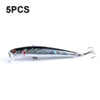 5 PCS M0205 9.6cm/9.8g Minnow Bionic Fake Bait Plastic Floating Hard Bait(4) - Fishing Lures by PMC TechLife | Online Shopping South Africa | PMC TechLife | Buy Now Pay Later Mobicred
