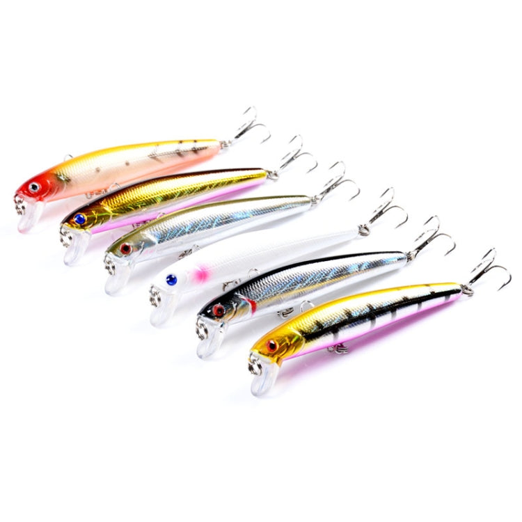 5 PCS M0205 9.6cm/9.8g Minnow Bionic Fake Bait Plastic Floating Hard Bait(4)