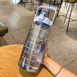 GYBL4503 2000ml Large-capacity Outdoor Sports Water Bottle with Straw, Spec: Blue - free shipping - PMC TechLife - Order now!