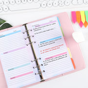 A6 6 Hole Budget Book Loose-leaf Replacement Core Handbook Insert,Spec: Kit 1