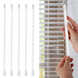 5PCS Blinds Acrylic Transparent Rod Move Light Rod With Hook Handle, Size: 17 Inch - Curtain Decorative Accessories by PMC TechLife | Online Shopping South Africa | PMC TechLife