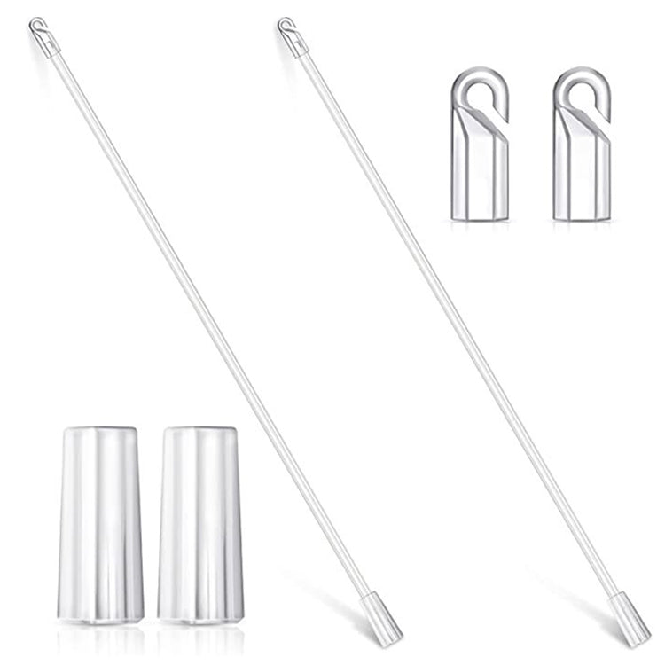 Blinds Acrylic Transparent Rod Move Light Rod With Hook Handle, Size: 24 Inch
