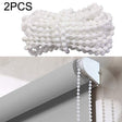 2PCS 10m Bead Chain White Beads Shutter Venetian Blinds Curtain Accessories 4.5 x 6mm Mirabilis Beads - free shipping - PMC TechLife - Order now!