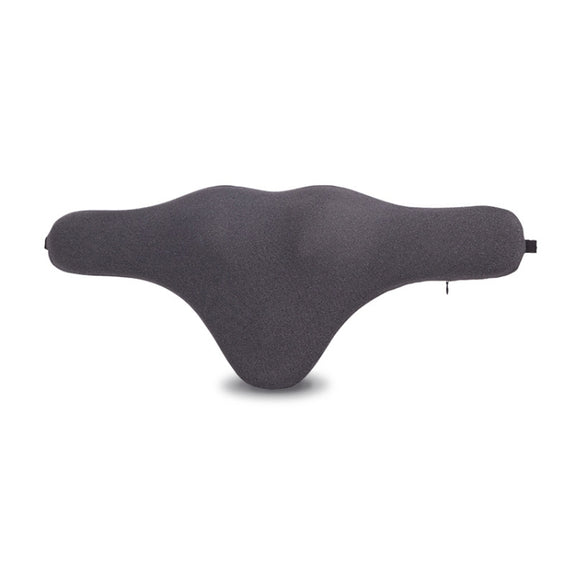 Slow Rebound Memory Foam Lumbar Pillow Neck Pillow Car Headrest(Dark Grey)