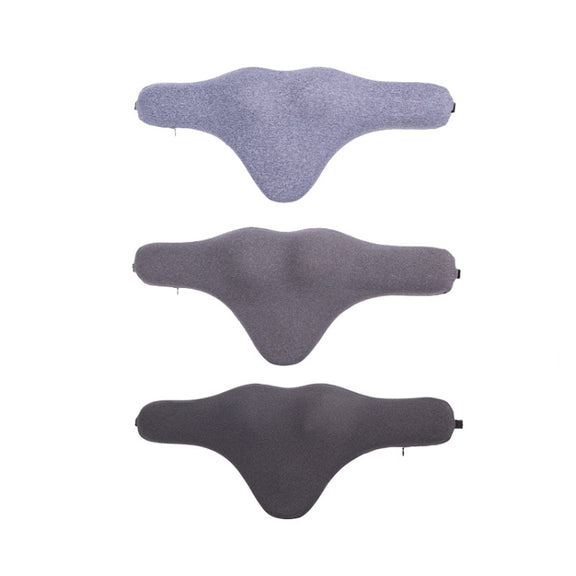 Slow Rebound Memory Foam Lumbar Pillow Neck Pillow Car Headrest(Dark Grey)