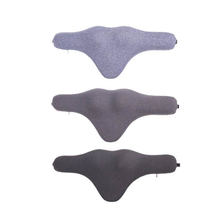 Slow Rebound Memory Foam Lumbar Pillow Neck Pillow Car Headrest(Dark Grey)