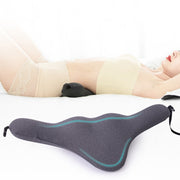 Slow Rebound Memory Foam Lumbar Pillow Neck Pillow Car Headrest(Dark Grey)