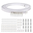 5M Curtain Track Curved Rail Hook Pulley Mounting Code Screw Expansion Plug(White) - Curtain Decorative Accessories by PMC TechLife | Online Shopping South Africa | PMC TechLife | Buy Now Pay Later Mobicred