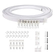 Model Steel Track Set Flexible Silent Slide Track Track with Hooks, Size: 2m - free shipping - PMC TechLife - Order now!