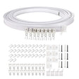 Model Steel Track Set Flexible Silent Slide Track Track with Hooks, Size: 4m - Curtain Decorative Accessories by PMC TechLife | Online Shopping South Africa | PMC TechLife | Buy Now Pay Later Mobicred