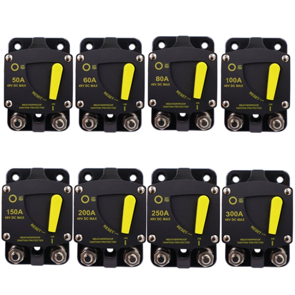 80A CB6 Car RV Yacht Audio Restore Insurance Holder Switch