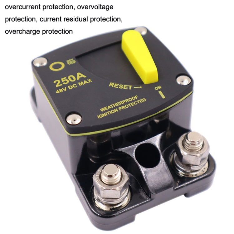 80A CB6 Car RV Yacht Audio Restore Insurance Holder Switch