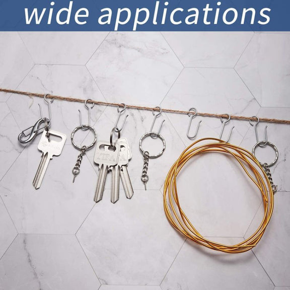 20PCS Metal Hook Set Curtain Easy Replacement Hook Accessories