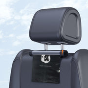Car Mounted Garbage Bag  Folding Hanging Cleaning Organiser(Titanium Grey)