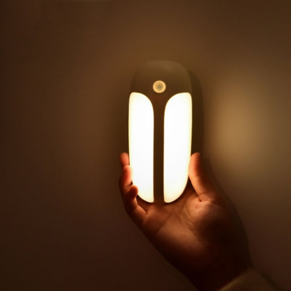 USB Rechargeable Firefly Smart Body Sensor LED Light(Natural Light)