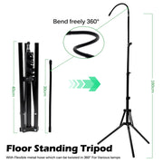 1.6m Live Photography Light Stand Thickened Anti-folding Tripod With 30cm Hose