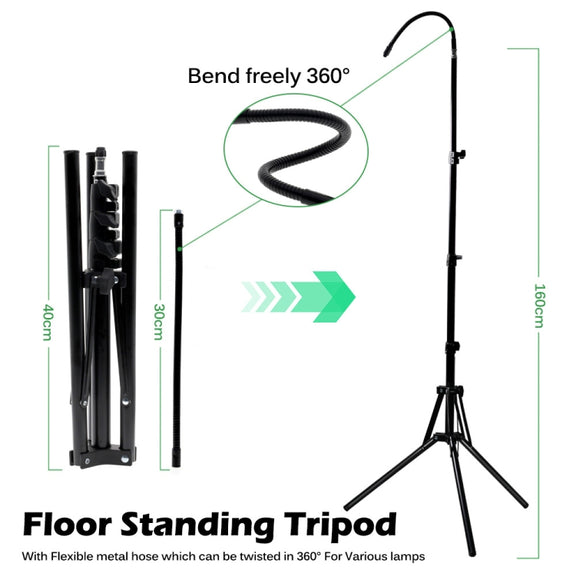1.6m Live Photography Light Stand Thickened Anti-folding Tripod With 30cm Hose